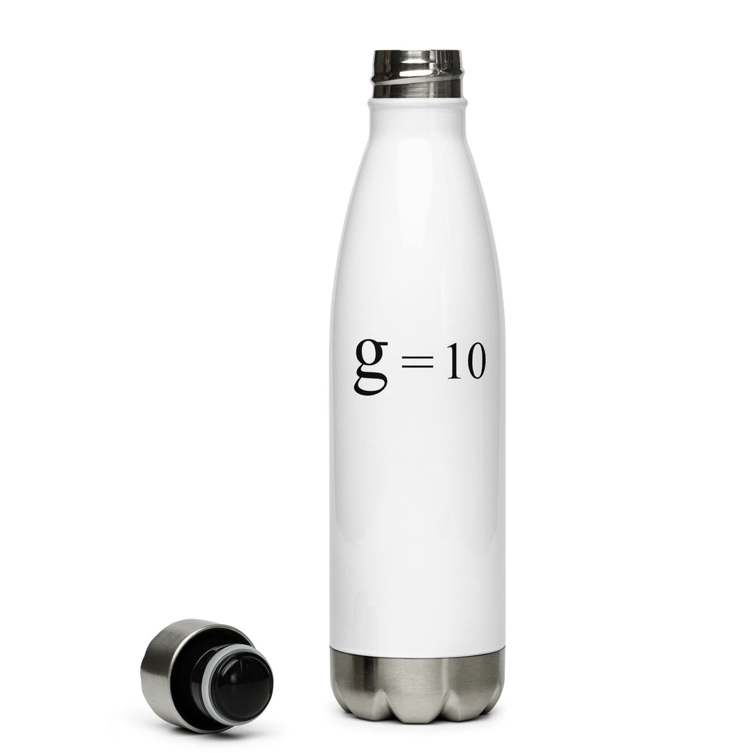g = 10 Steel Water Bottle