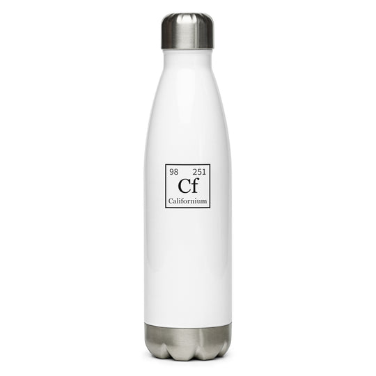 Californium Steel Water Bottle