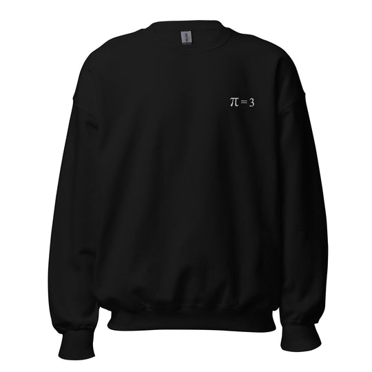 π = 3 Sweatshirt Embroidery