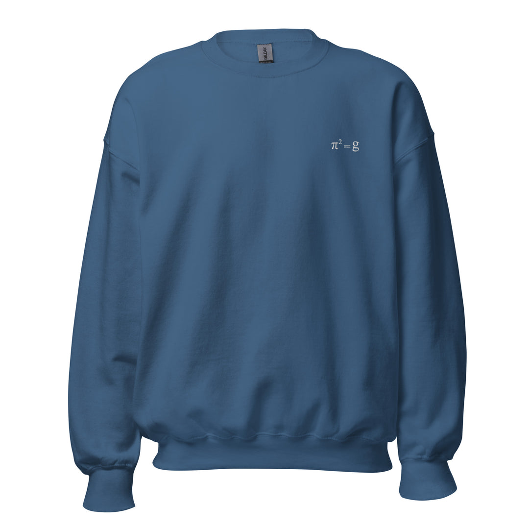 π² = g Sweatshirt Embroidery