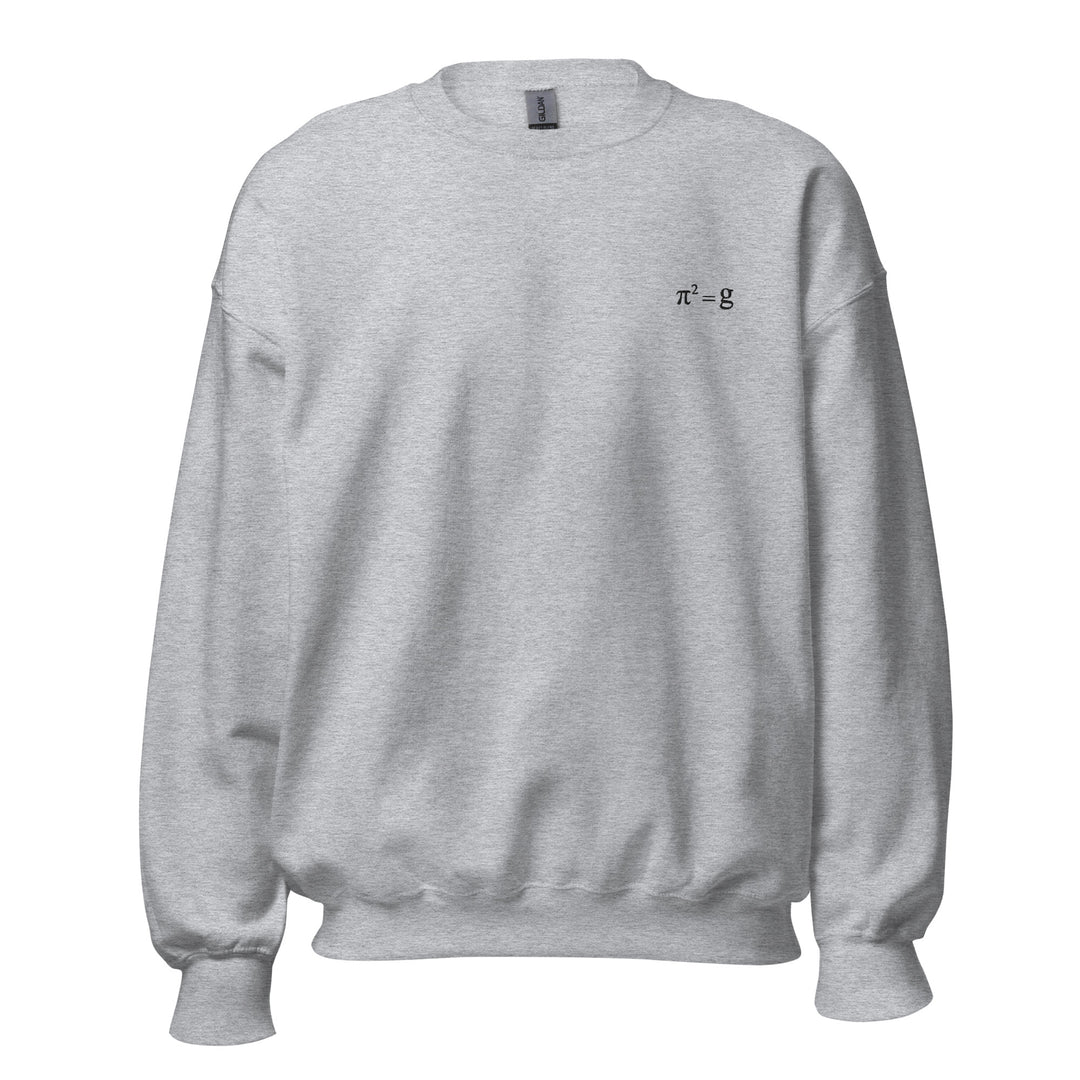 π² = g Sweatshirt Embroidery