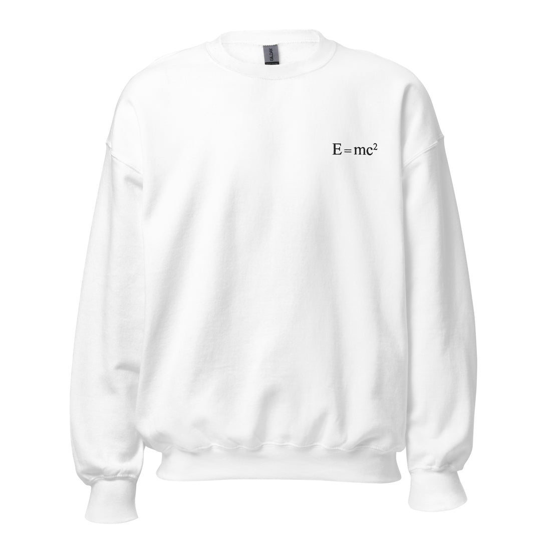 E=mc² Sweatshirt Embroidery
