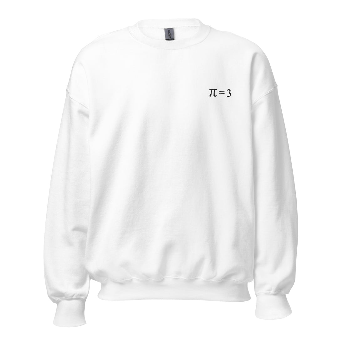 π = 3 Sweatshirt Embroidery