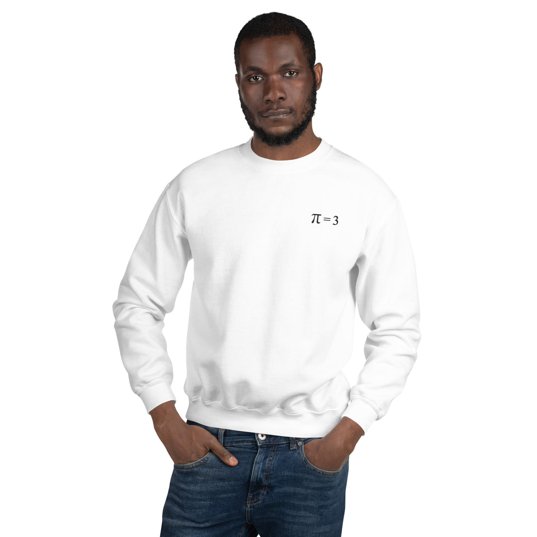 π = 3 Sweatshirt Embroidery