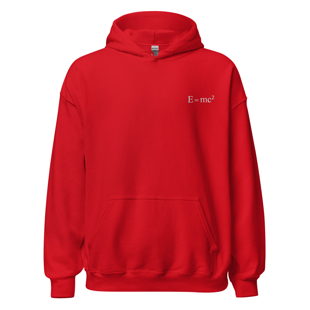 E = mc²  Hoodie Embroidery