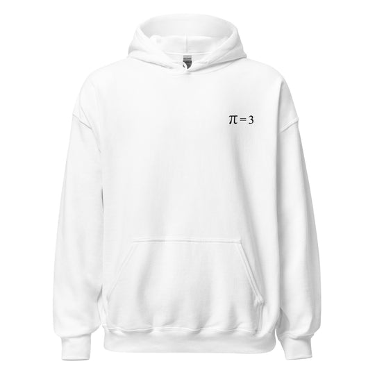 π = 3 Hoodie Embroidery