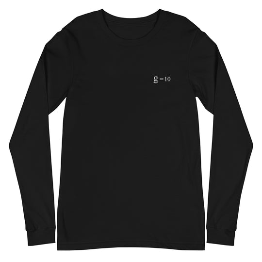 g = 10 Long Sleeve Embroidery