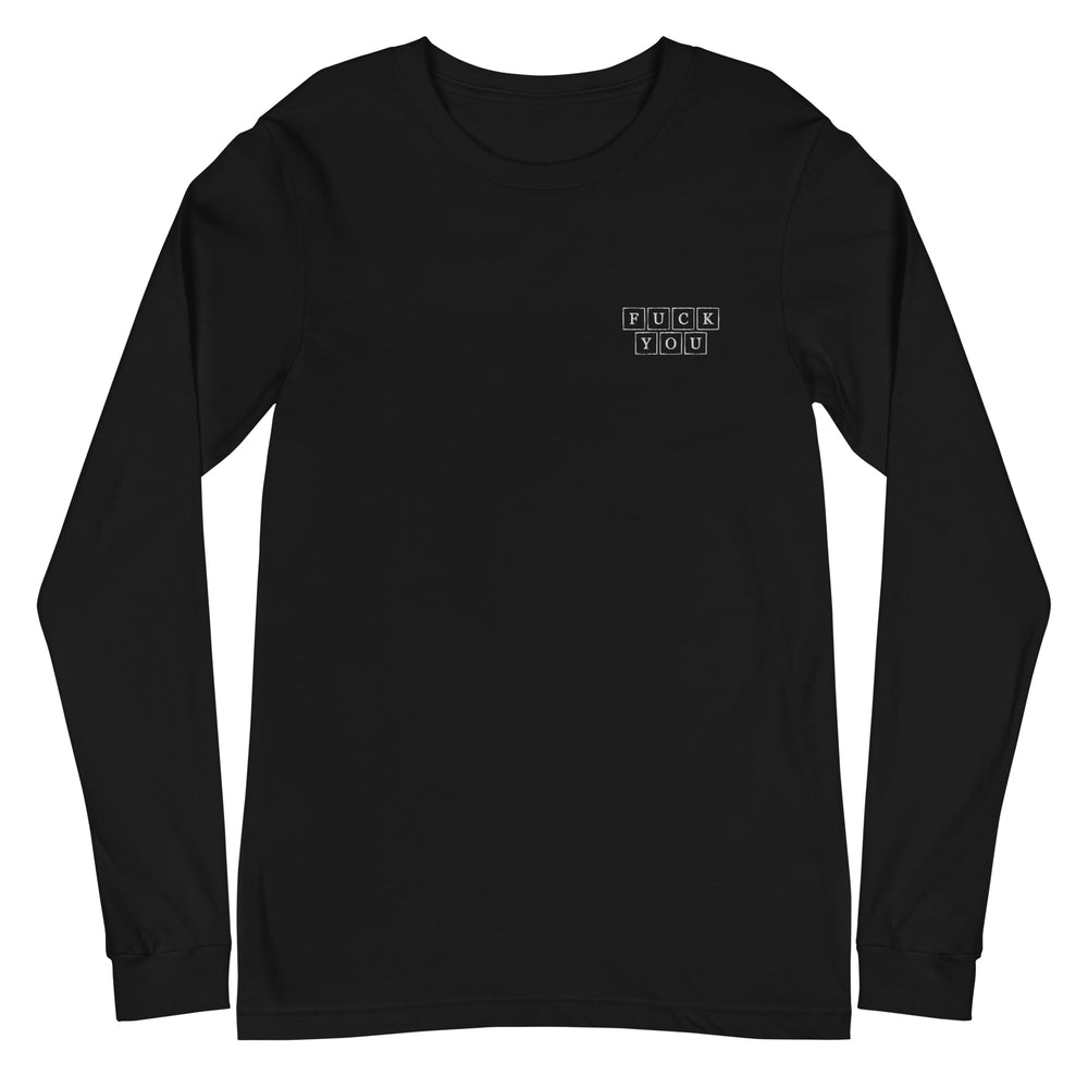 F**k you Long Sleeve Embroidery