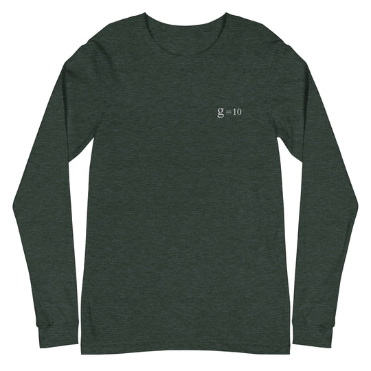 g = 10 Long Sleeve Embroidery