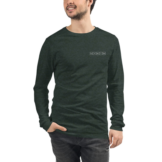 Caffeine Long Sleeve Embroidery