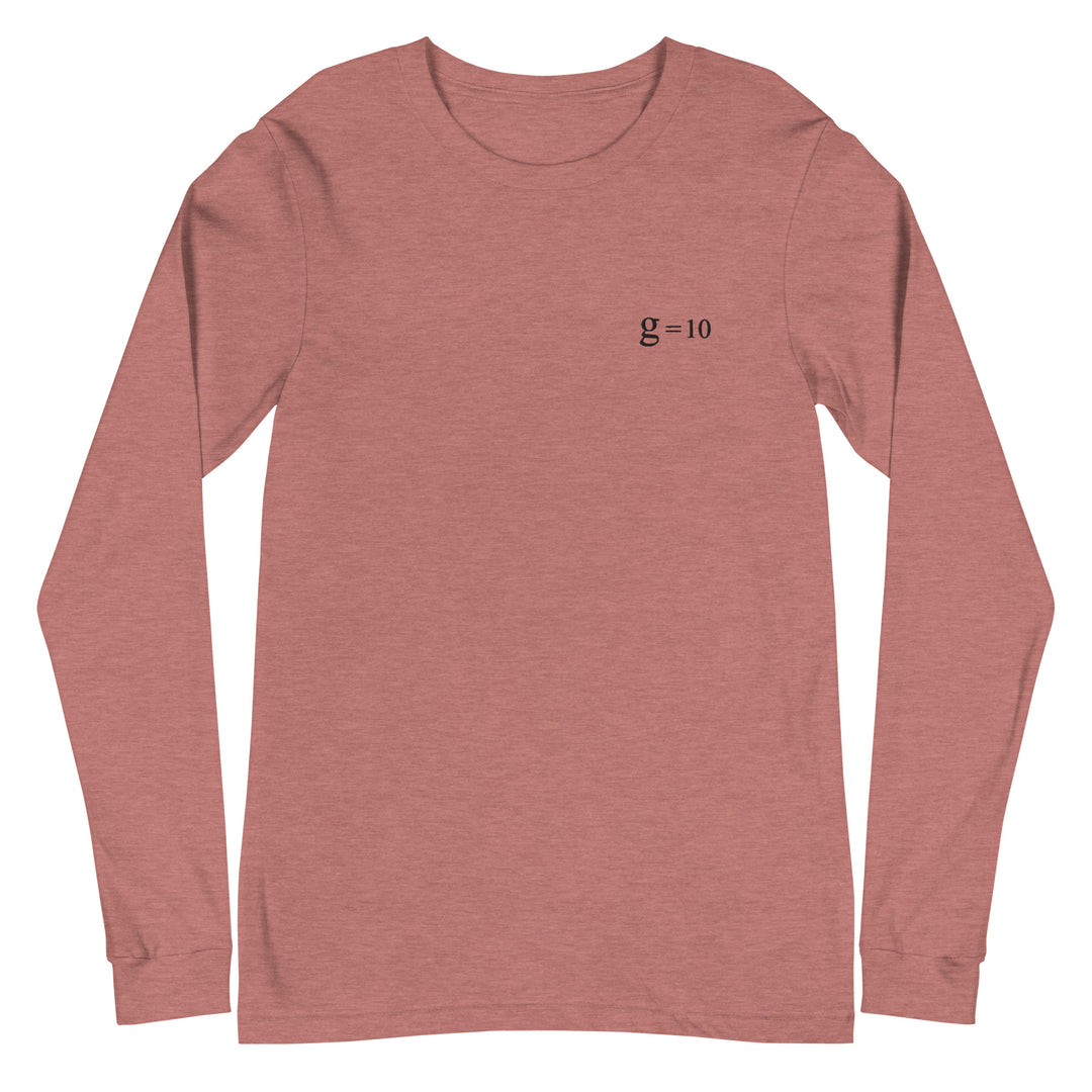 g = 10 Long Sleeve Embroidery