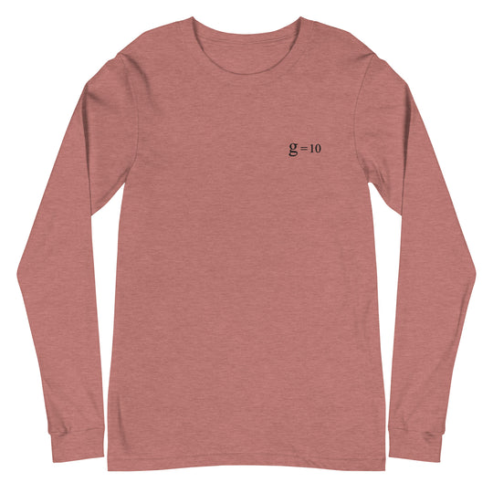 g = 10 Long Sleeve Embroidery