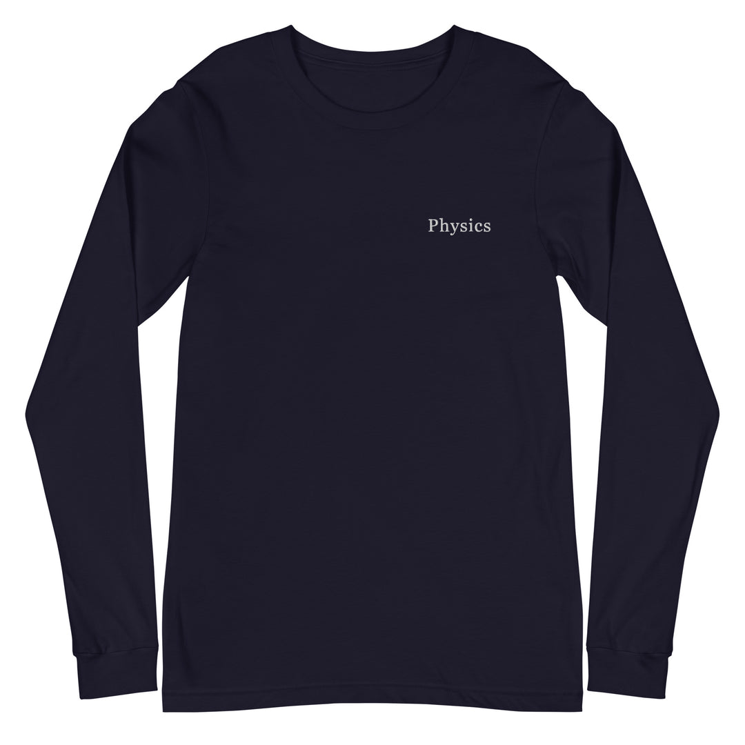 Physics Long Sleeve Embroidery