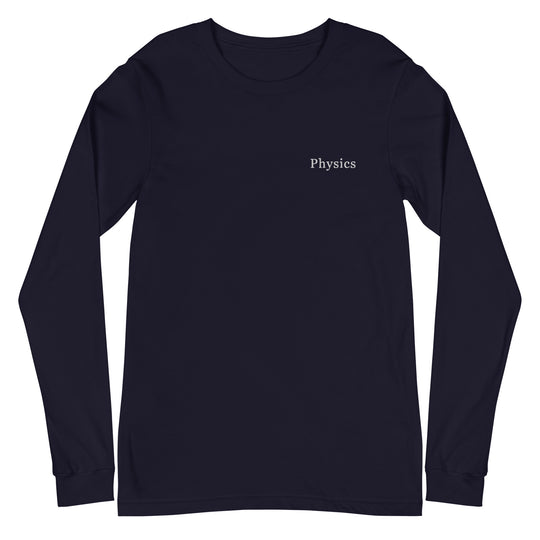 Physics Long Sleeve Embroidery