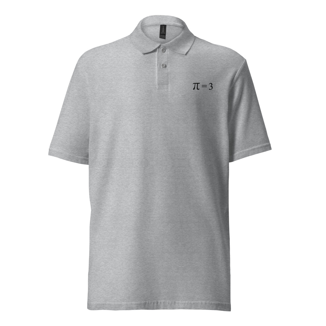 π = 3 Polo Shirt Embroidery