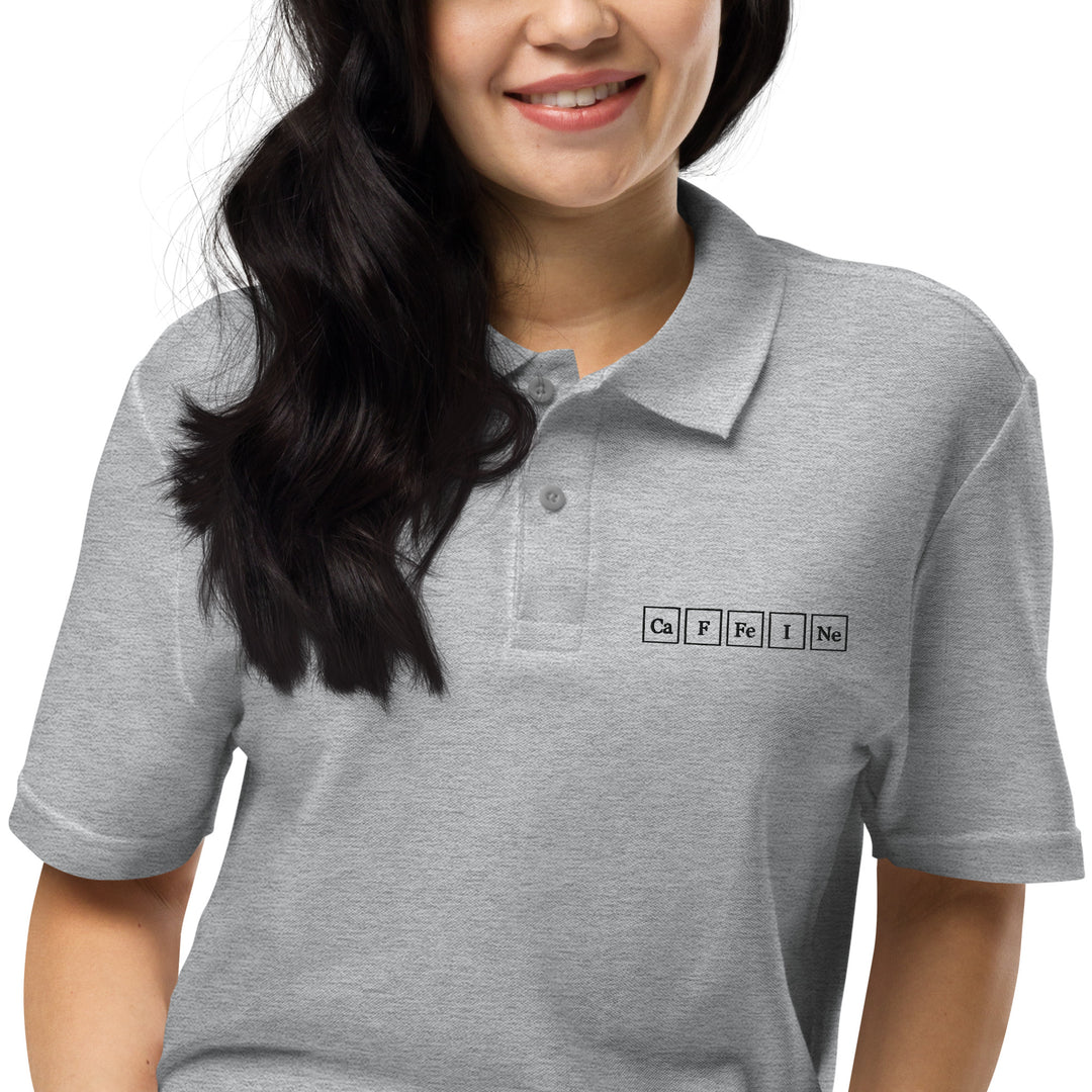 Caffeine Polo Shirt Embroidery