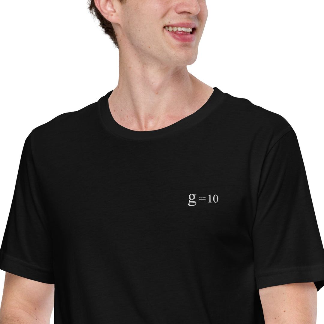 g = 10  T-Shirt Embroidery