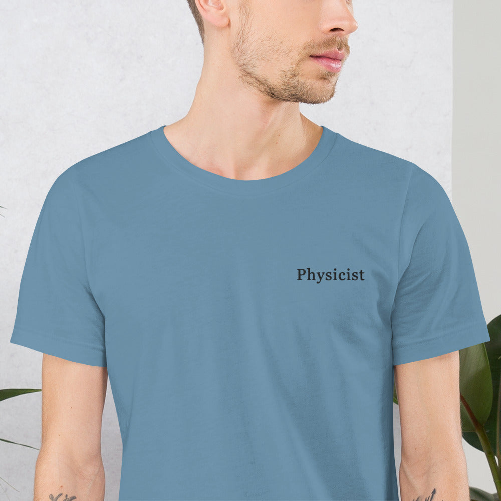 Physicist  T-Shirt Embroidery
