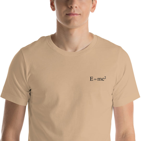 E = mc²  T-Shirt Embroidery