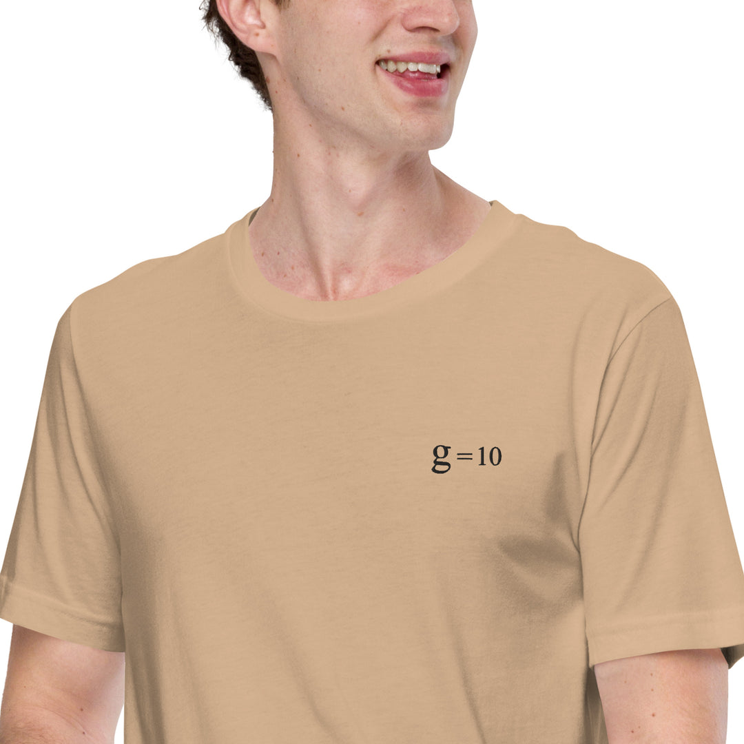 g = 10  T-Shirt Embroidery