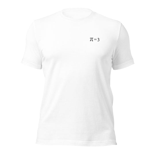 π = 3  T-Shirt Embroidery