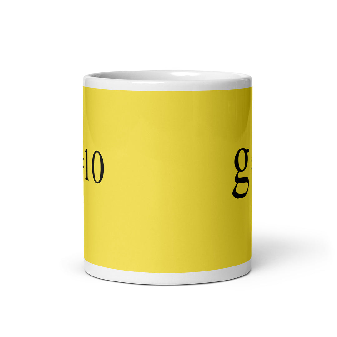 g = 10 Mug