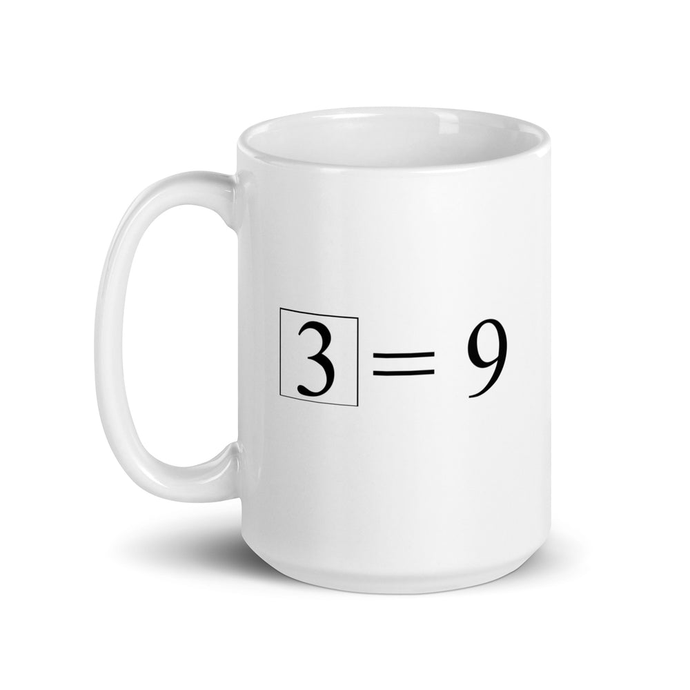 3² = 9 Mug