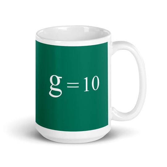 g = 10 Mug