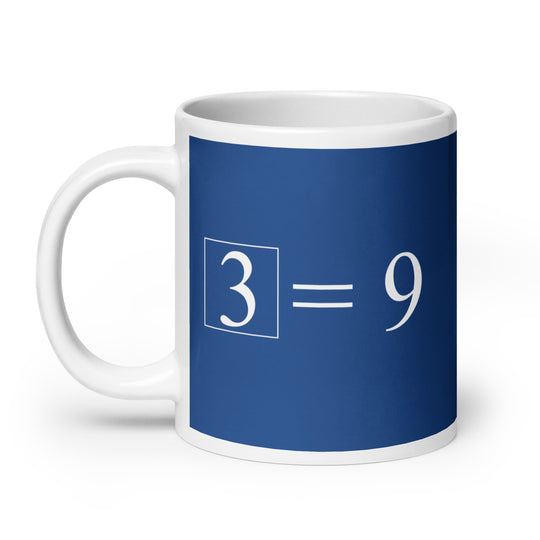 3² = 9 Mug
